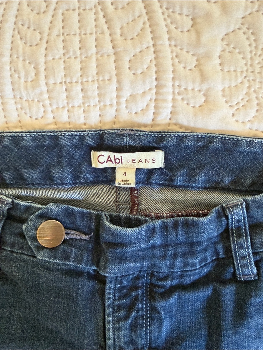 CAbi Women's Dark Blue Skinny Jeans
